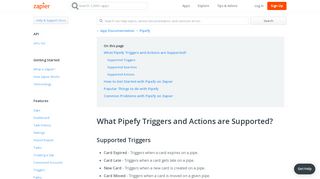
                            11. Pipefy - Integration Help & Support | Zapier