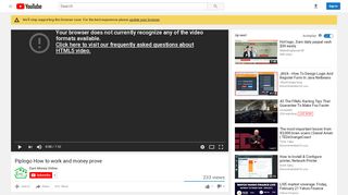 
                            6. Piplogo How to work and money prove - YouTube