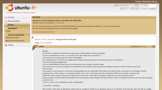 
                            5. Piratage boite mail Orange / Sécurité / Forum Ubuntu-fr.org