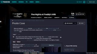 
                            8. Pirate Cove | Five Nights at Freddy's Wiki | FANDOM powered by Wikia