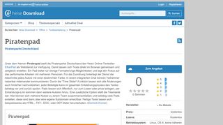 
                            6. Piratenpad | heise Download