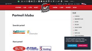 
                            10. Piráti Chomutov » Partneři klubu