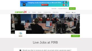 
                            11. PIRB Jobs and Vacancies - Careers24