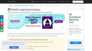 
                            4. Pirelli Login: How to Access the Router Settings | RouterReset