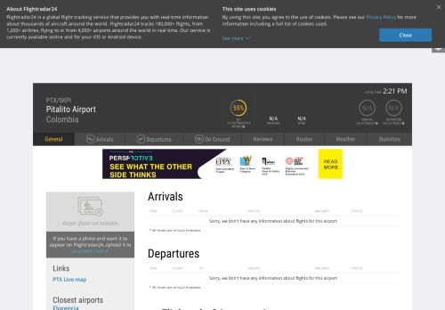 
                            11. Pitalito Airport (PTX/SKPI) | Arrivals, Departures & Routes | Flightradar24
