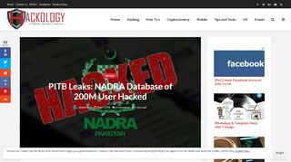 
                            9. PITB Leaks: NADRA Database of 200M User Hacked - ...