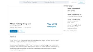 
                            5. Pitman Training Group Ltd. | LinkedIn