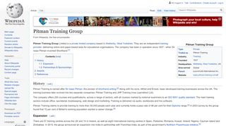 
                            4. Pitman Training Group - Wikipedia