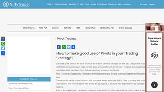 
                            11. Pivot Trading | Nifty Market - Nifty Trader