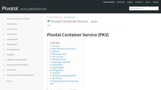 
                            12. Pivotal Container Service (PKS) | Pivotal Docs