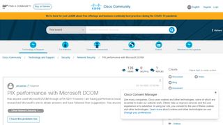 
                            11. PIX performance with Microsoft DCOM - Cisco Community