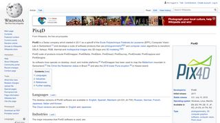 
                            8. Pix4D - Wikipedia