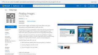 
                            4. Pixabay Images - Microsoft AppSource