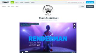 
                            8. Pixar's RenderMan on Vimeo