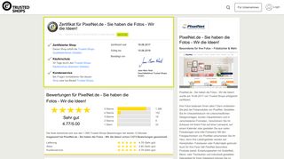 
                            4. PixelNet.de - Sie haben die Fotos - Wir die Ideen! Bewertungen ...