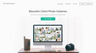 
                            11. Pixieset - Client photo gallery for modern photographers.