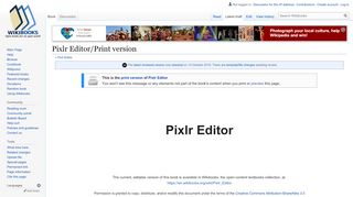 
                            10. Pixlr Editor/Print version - Wikibooks, open books for an open world