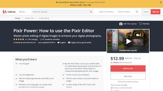 
                            10. Pixlr Power: How to use the Pixlr Editor | Udemy