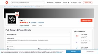 
                            9. Pixlr Reviews 2019: Details, Pricing, & Features | G2