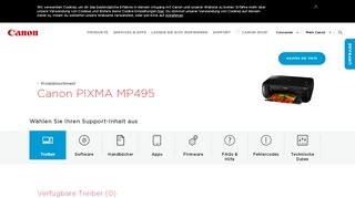
                            2. PIXMA MP495 - Support – Laden Sie Treiber, Software und ... - Canon