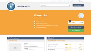 
                            5. Pixmania: Erfahrungen, Bewertungen, Meinungen - Shopauskunft.de