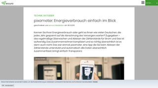 
                            7. pixometer: Energieverbrauch einfach im Blick - eccuro