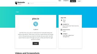 
                            13. pixx.io - Hootsuite App Directory