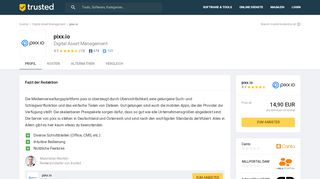 
                            12. pixx.io im Test: Bewertungen & Kosten 2019 im Überblick - trusted.de