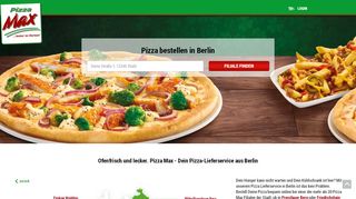 
                            5. Pizza bestellen bei deinem Lieferservice in Berlin - Pizza Max