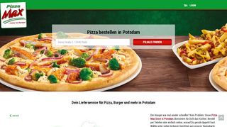 
                            3. Pizza bestellen bei deinem Lieferservice in Potsdam - Pizza Max