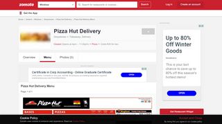 
                            13. Pizza Hut Delivery, Greystones Menu - Zomato