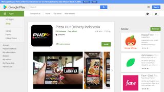 
                            3. Pizza Hut Delivery Indonesia - Aplikasi di Google Play