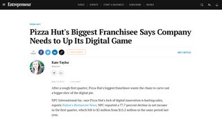 
                            11. Pizza Hut's Biggest Franchisee Says Company Needs to Up Its Digital ...