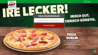 
                            2. Pizza Max • Dein Lieferservice • Einfach online bestellen!