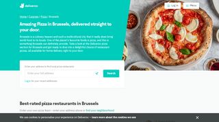 
                            4. Pizza Takeaway in Brussels - Awesome Food delivered | Deliveroo