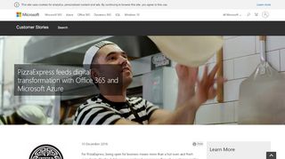 
                            10. PizzaExpress feeds digital transformation with Office 365 and ...