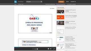 
                            3. PJe-JT Consulta processual por login e senha - SlideShare