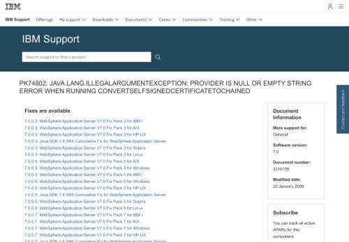 
                            8. pk74802: java.lang.illegalargumentexception: provider is null or empty ...