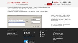 
                            2. PKCS #11 Windows Logon - Aloaha Smart Login