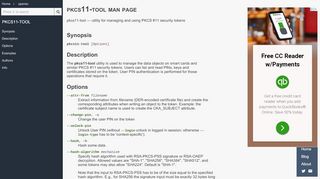 
                            9. pkcs11-tool command man page - opensc | ManKier