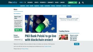 
                            12. PKO Bank Polski to go live with blockchain project - Finextra Research