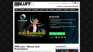 
                            3. PKR.com sign up bonus code and download - Bluff Europe