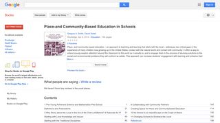 
                            7. Place-and Community-Based Education in Schools