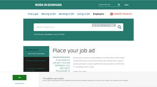 
                            12. Place your job ad | Workindenmark