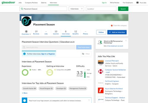 
                            11. Placement Season Interview Questions | Glassdoor.co.in