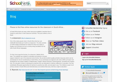 
                            8. Places to find free online resources for the classroom in South Africa…