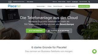 
                            2. Placetel: Die virtuelle Cloud-Telefonanlage | Cloud Leader 2017