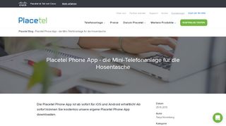 
                            3. Placetel | Placetel Phone App - die Mini-Telefonanlage für die ...