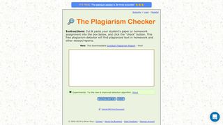 
                            7. Plagiarism Checker - dustball.com