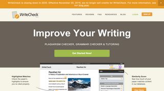 
                            3. Plagiarism Checker | WriteCheck by Turnitin